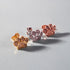 Paw | Rose Gold Vermeil | CZ Diamond Pup Print Earrings